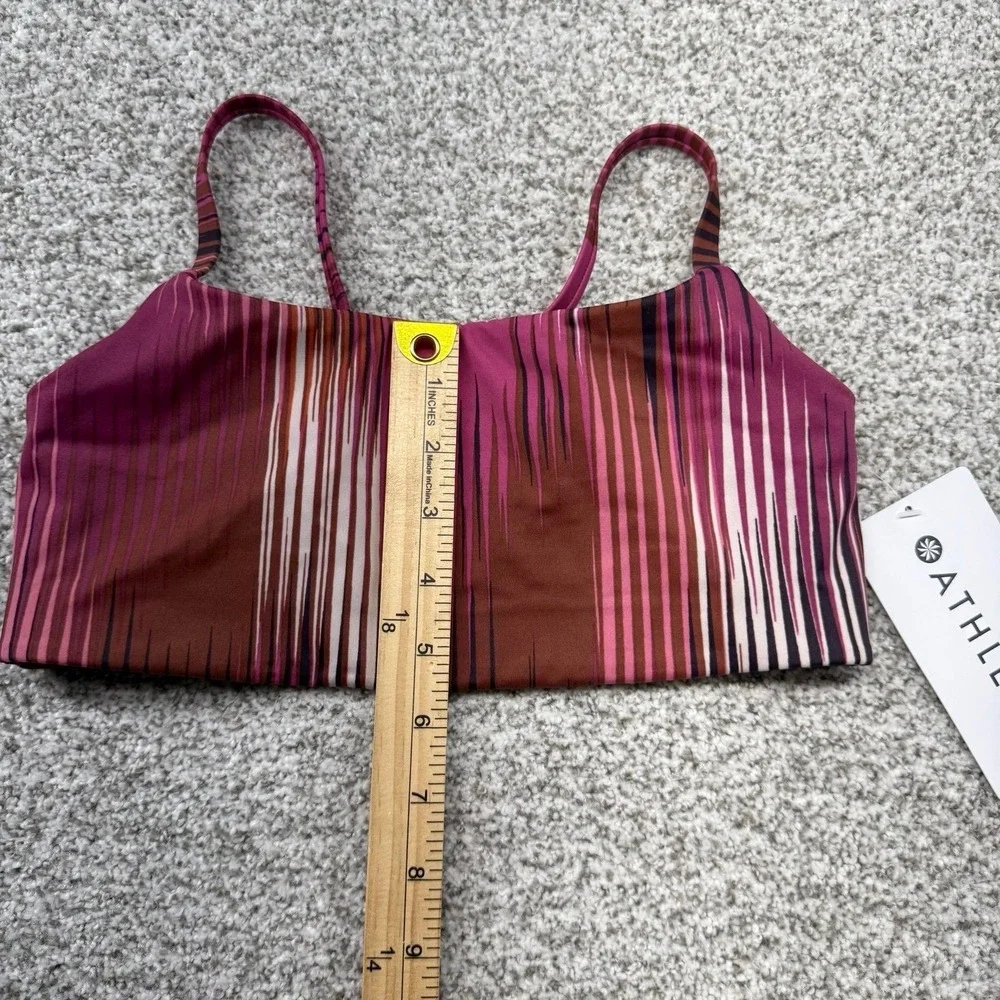 NWT Women's Athleta Warm-Colored Ibiza Scoop Swim Bikini‎ Top Size XXS D-DD Cup